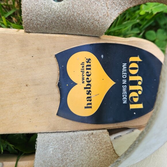 Swedish Hasbeens, Women's Clog Sandal, gently used - sz 39 - Picture 5 of 11